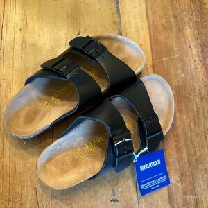 BRAND NEW BLACK BIRKENSTOCKS (36) women 5-5 1/2 !!!!